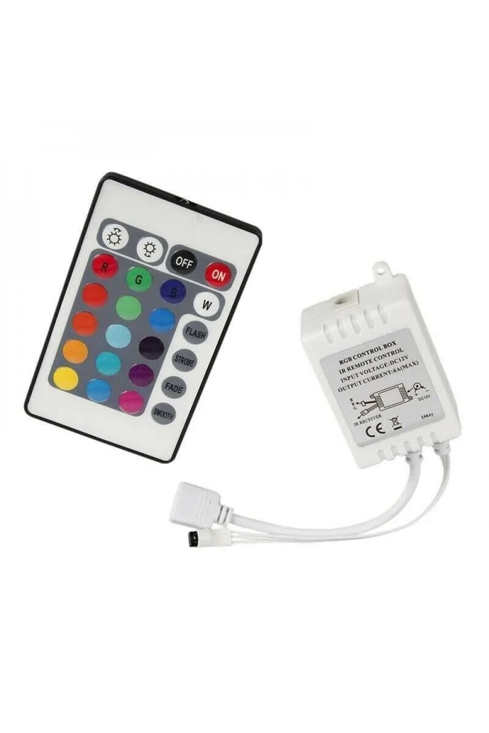 Rgb Şerit Led Kumandası 6A 24 Butonlu