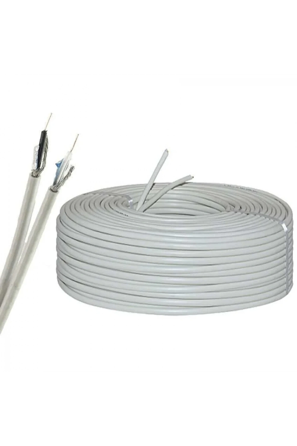 RGU4 Mini Twin Coaxial Kablo - 1 Metre