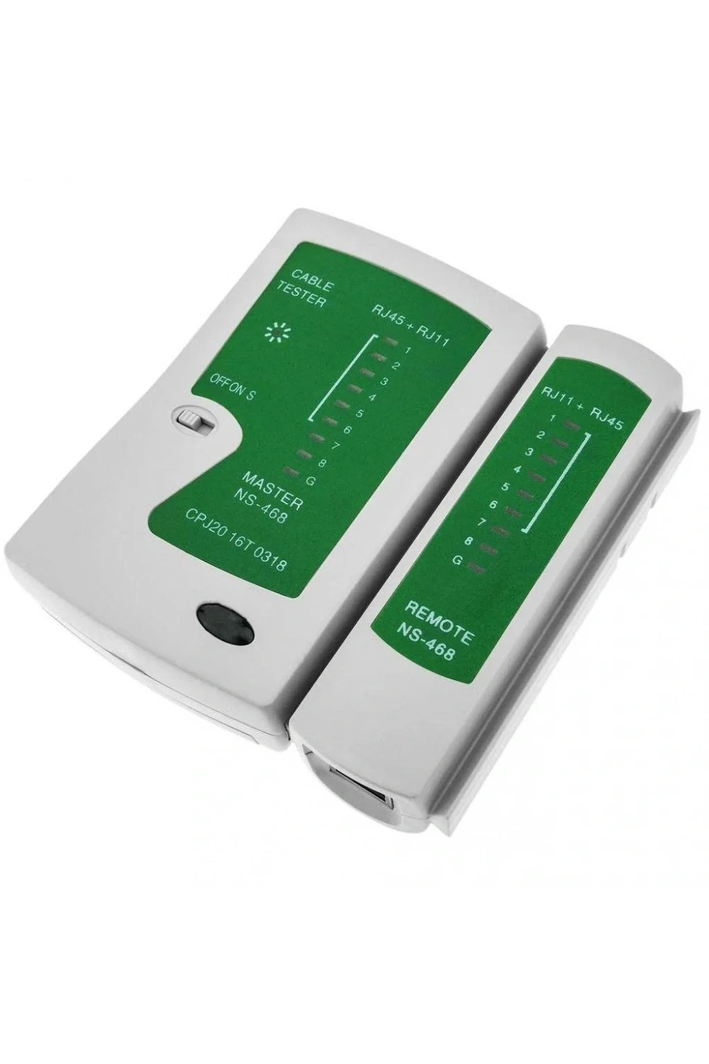 RJ11 RJ45 Cat 5-6 İnternet LAN Kablo Test Cihazı