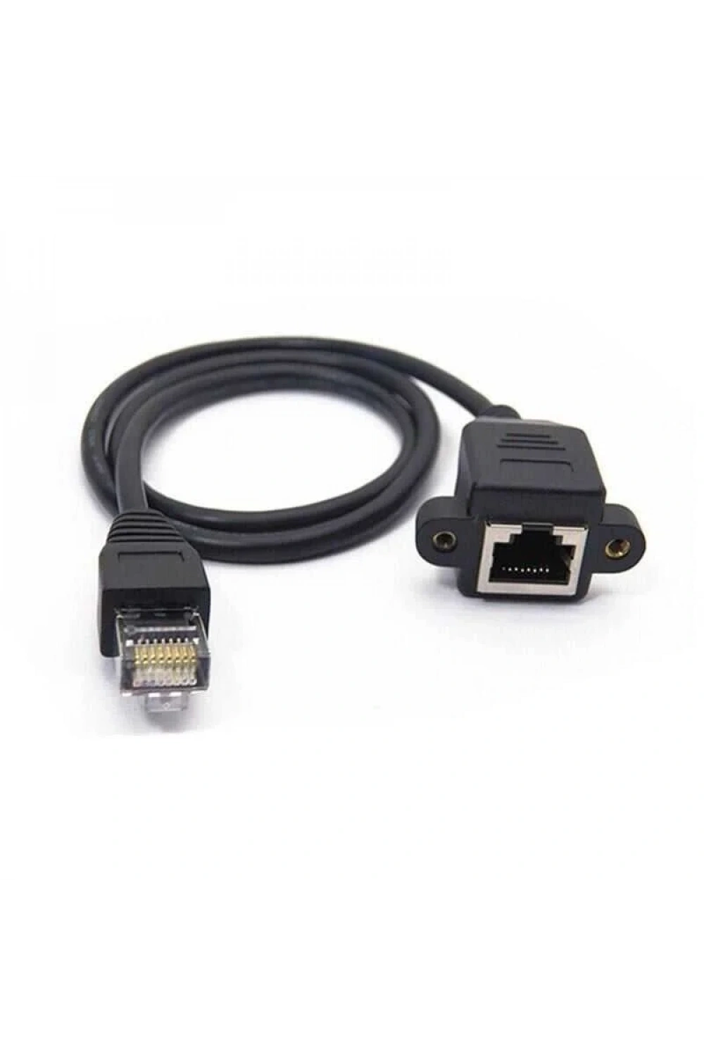 RJ45 1m Panel Tipi Ethernet Uzatma Kablosu
