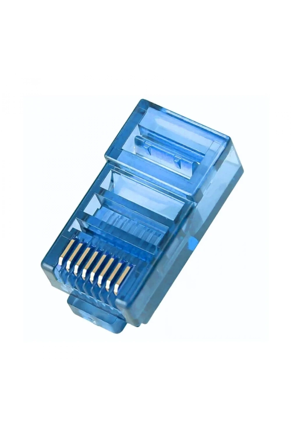 RJ45 Cat5 Cat6 8P8C Erkek Soket - Mavi