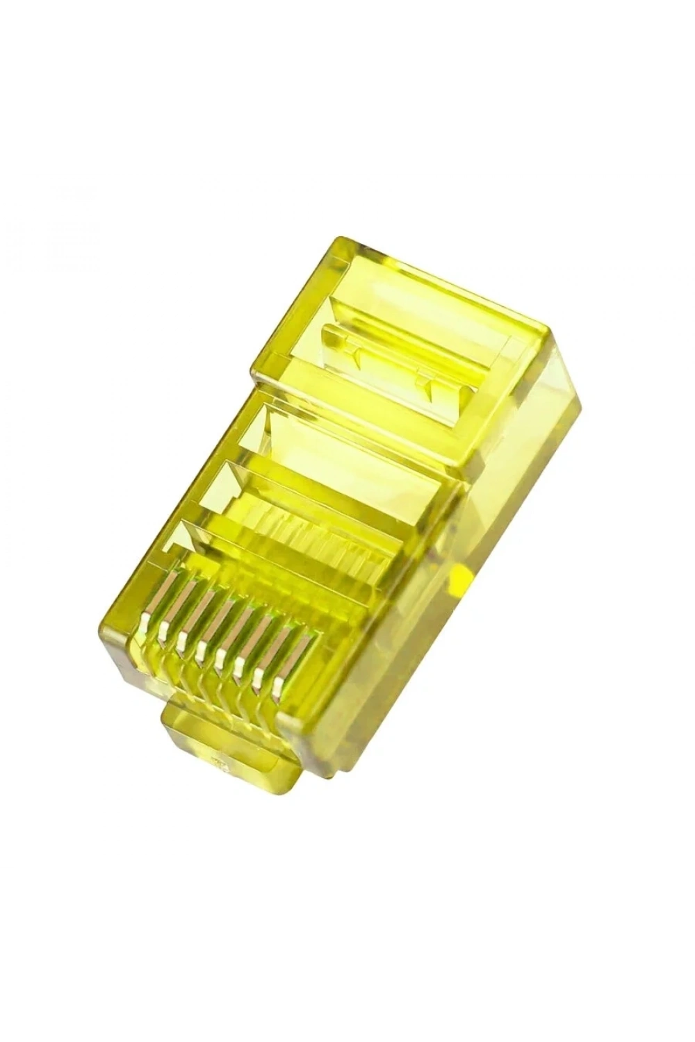 RJ45 Cat5 Cat6 8P8C Erkek Soket - Sarı