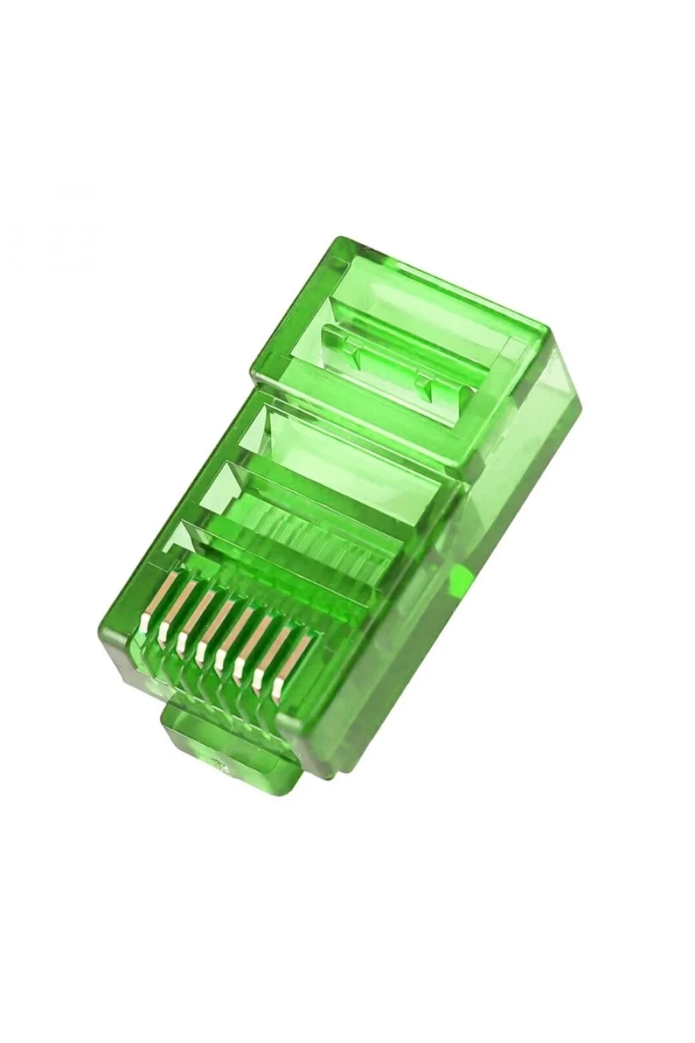 RJ45 Cat5 Cat6 8P8C Erkek Soket - Yeşil