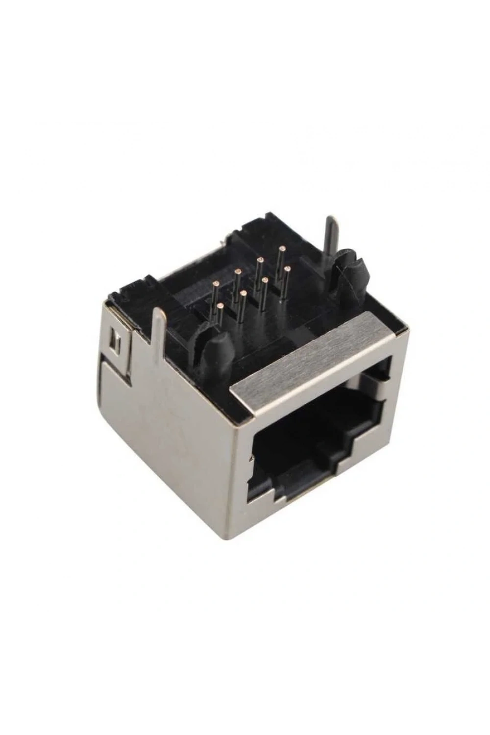 RJ45 Dişi Ethernet Konnektörü - PCB Tipi 16x16x13mm