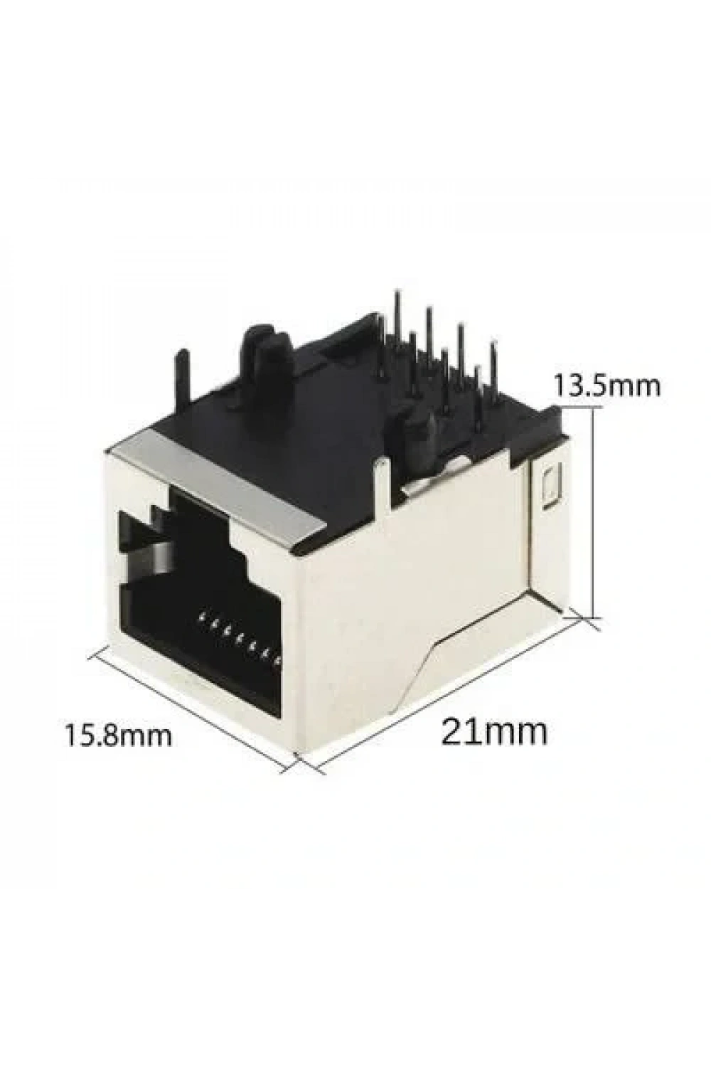 RJ45 Dişi Ethernet Konnektörü - PCB Tipi