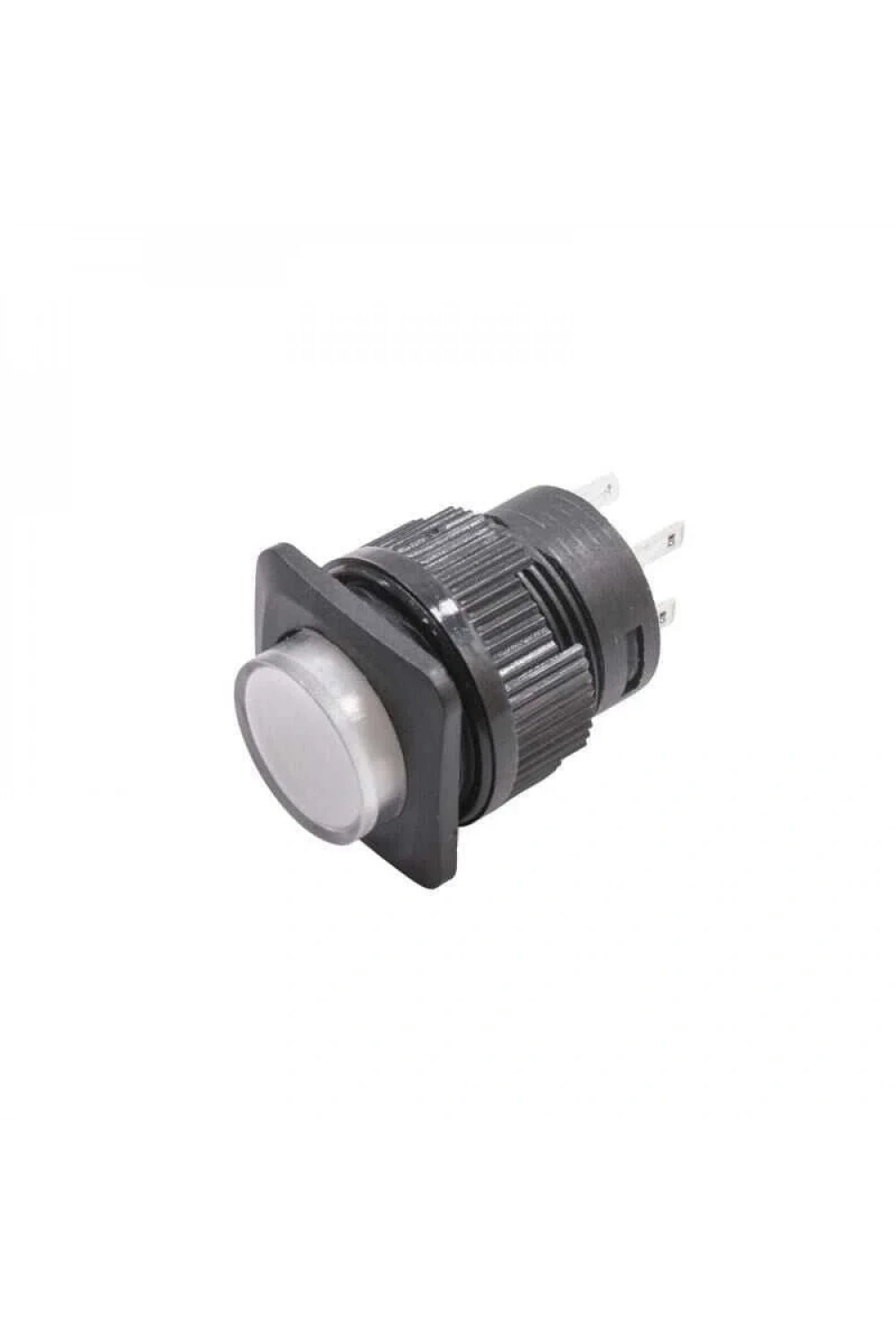 RL16-504B 16MM Plastik 4 Pin Yaylı Buton Beyaz