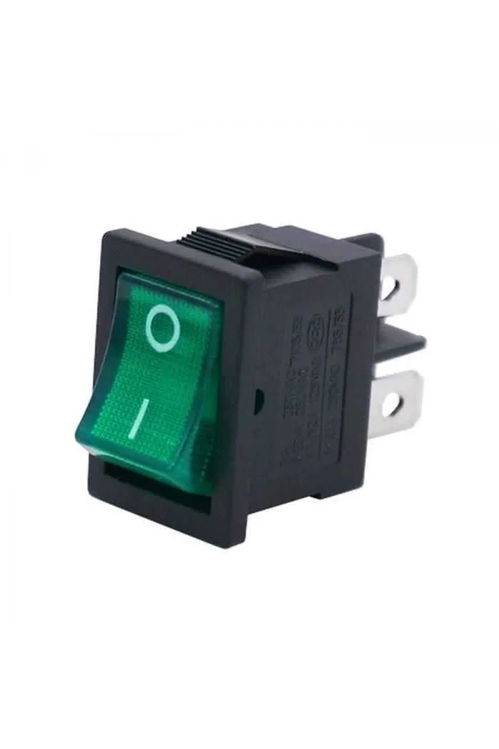 RL3-4 ON-OFF Yeşil Işıklı Anahtar 4-Pin KCD1