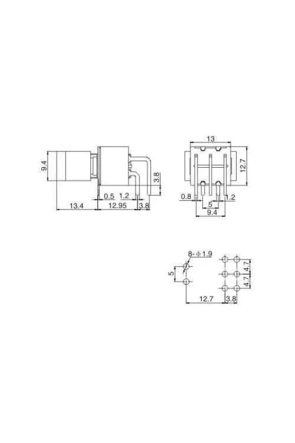 RLS-202 ON-ON 6-Pin Toggle Switch