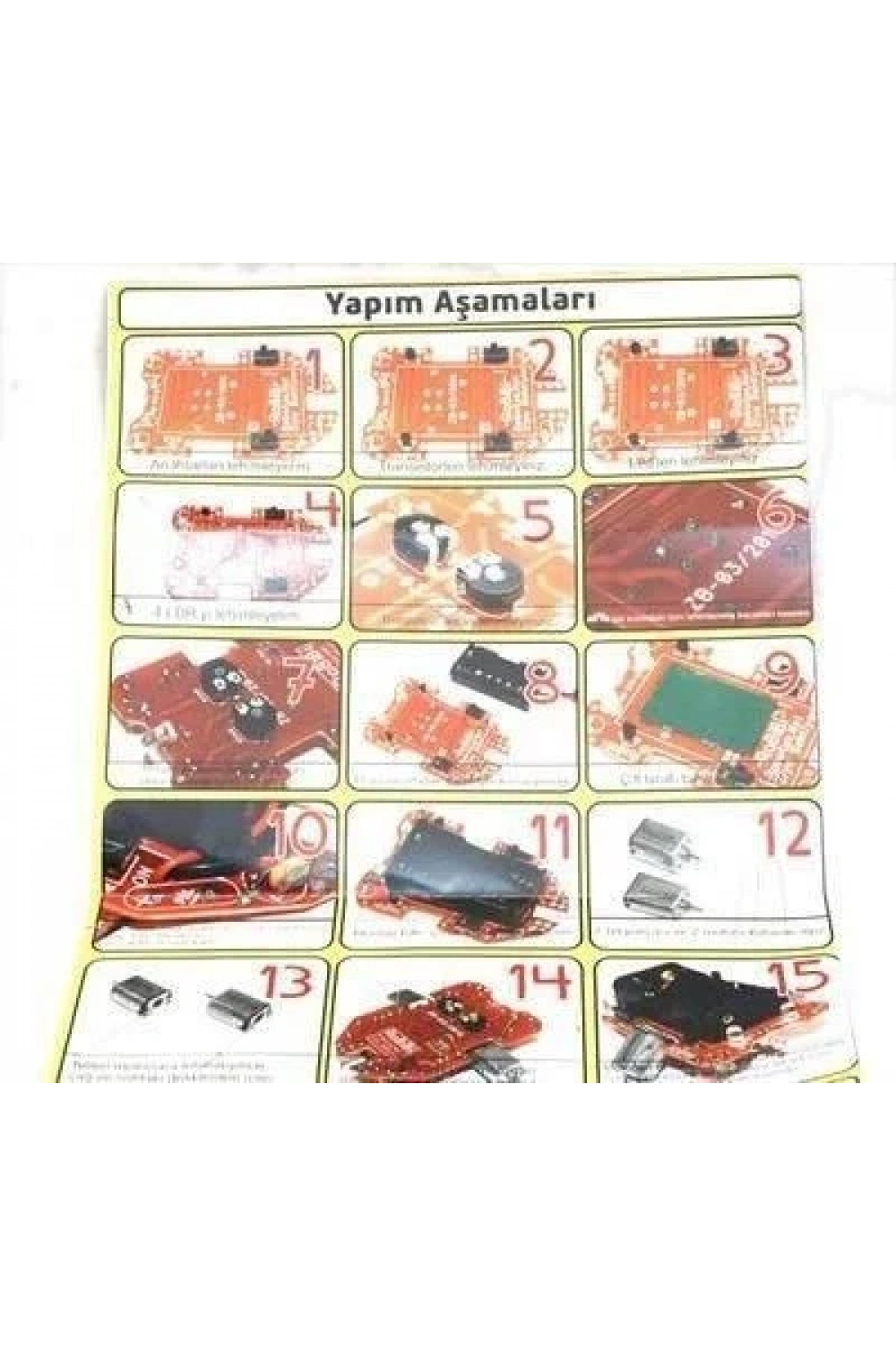 Robibi Işık İzleyen Robot Kiti - Demonte