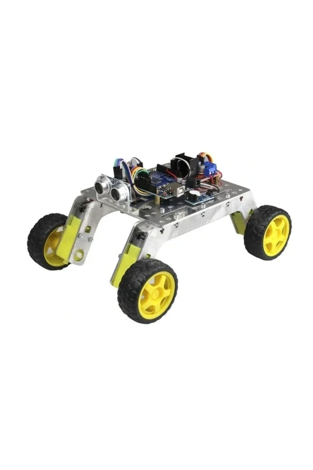 Rover 4x4 Arazi Robot Kiti (Alüminyum Gövdeli) (de
