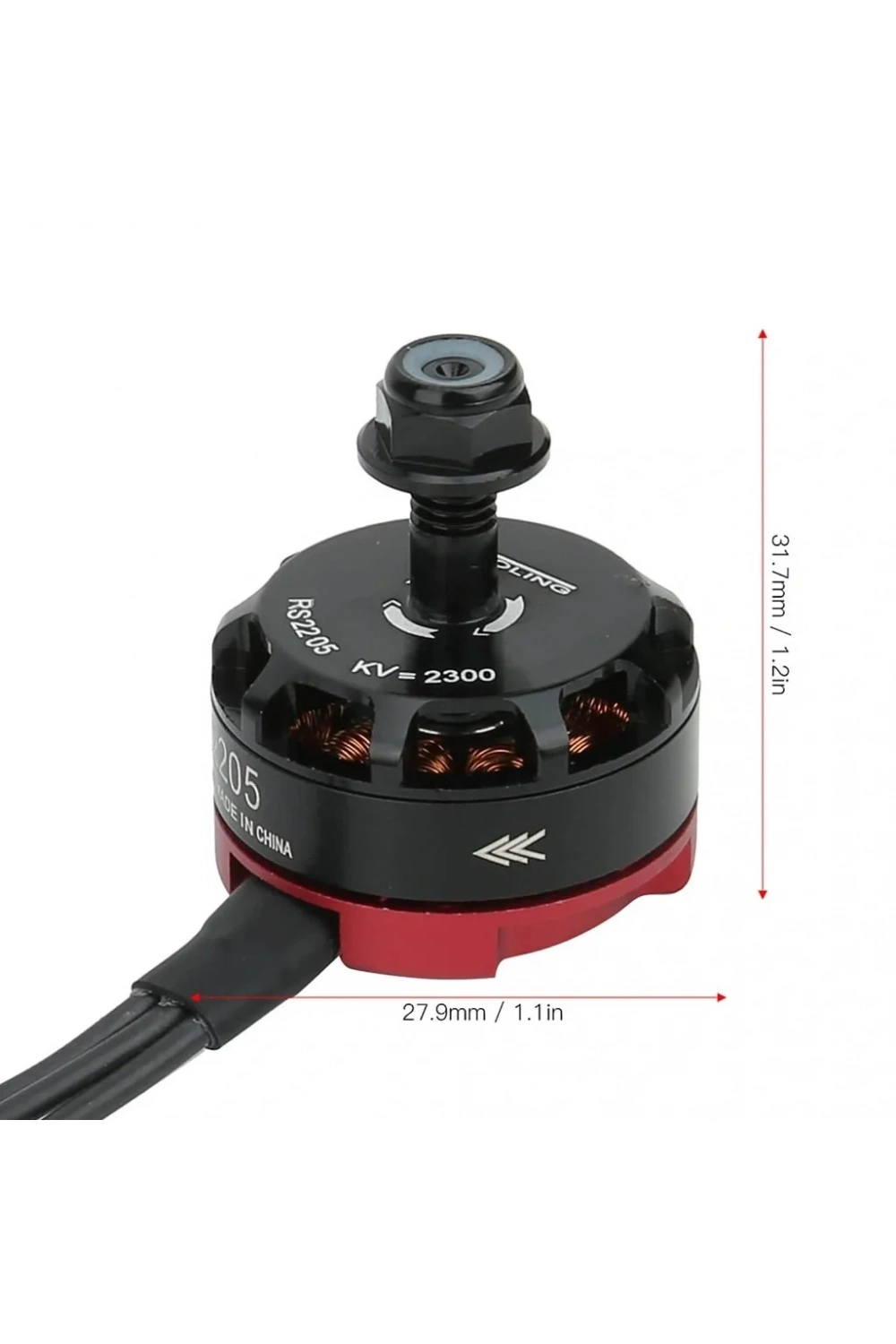 RS2205 2300KV Fırçasız Motor CW - FPV Yarış Uyumlu