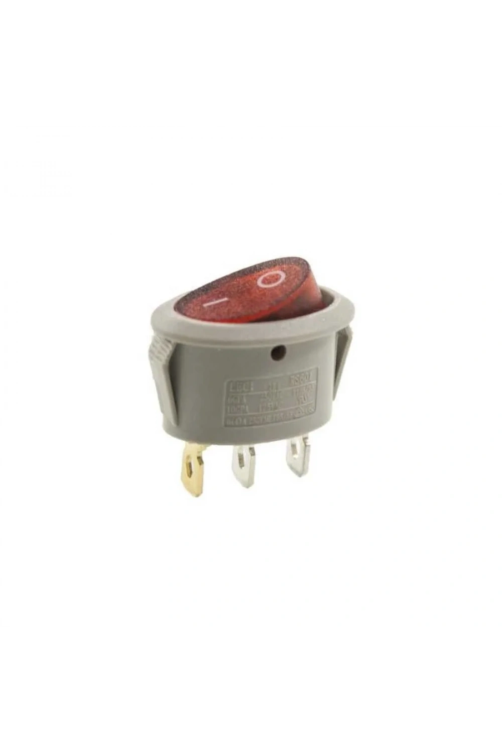 RS601 Oval Işıklı On/Off Anahtar 3 Pin