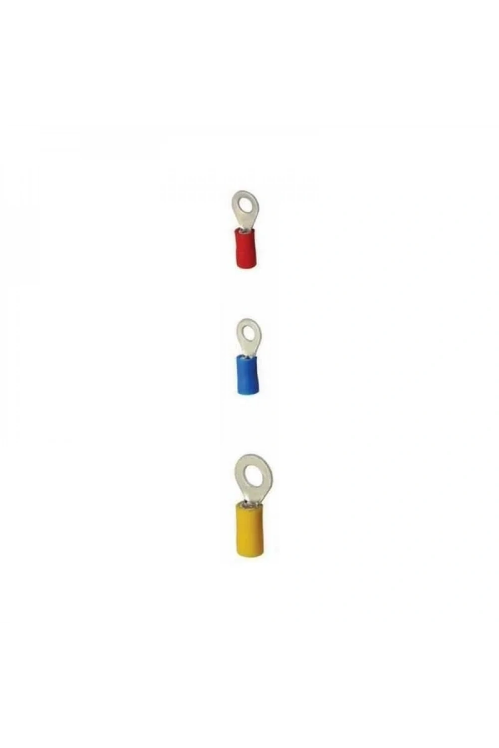RV 2-4 1.50-2.50 mm Mavi Yuvarlak Tip İzoleli Kablo Ucu 10 Adet