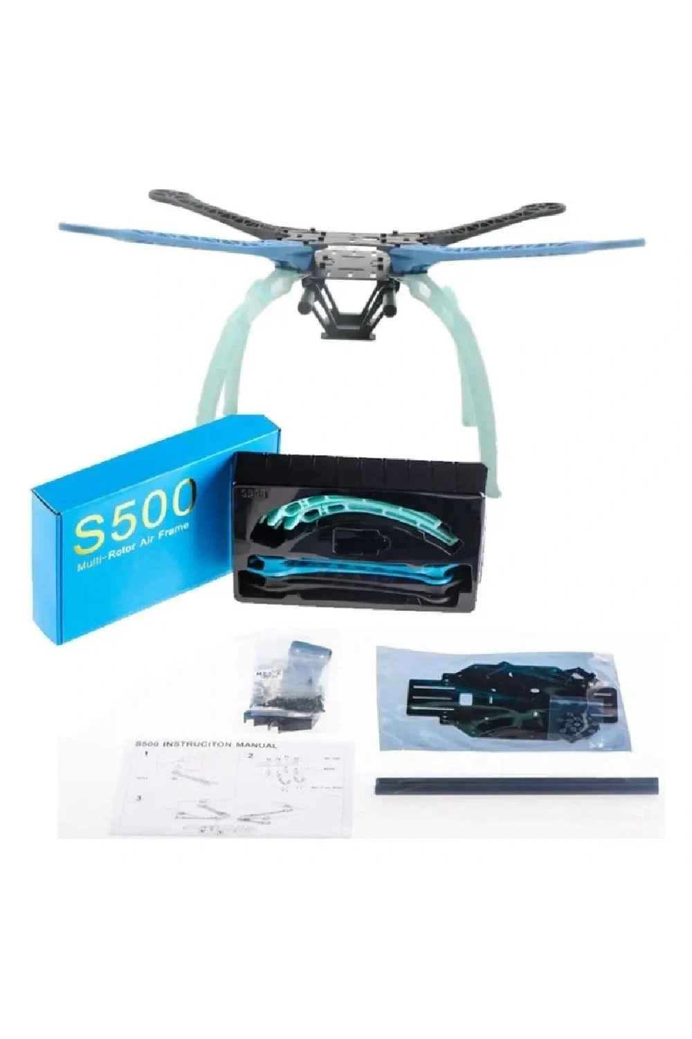 S500 Drone Gövde Kiti ve İniş Takımı
