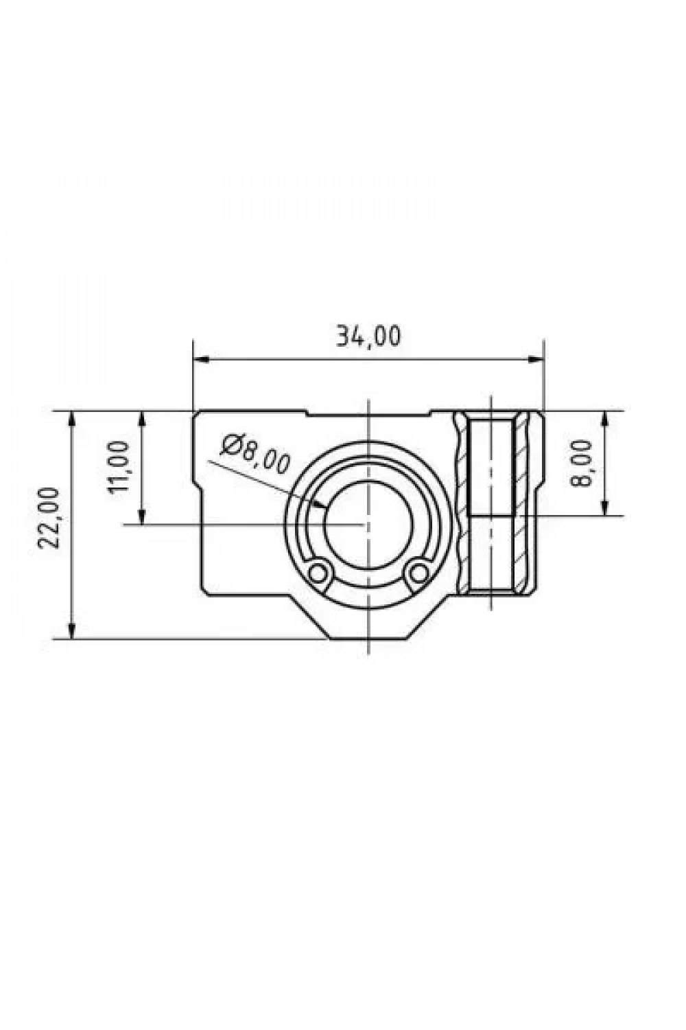 SC8UU 8mm Lineer Rulman