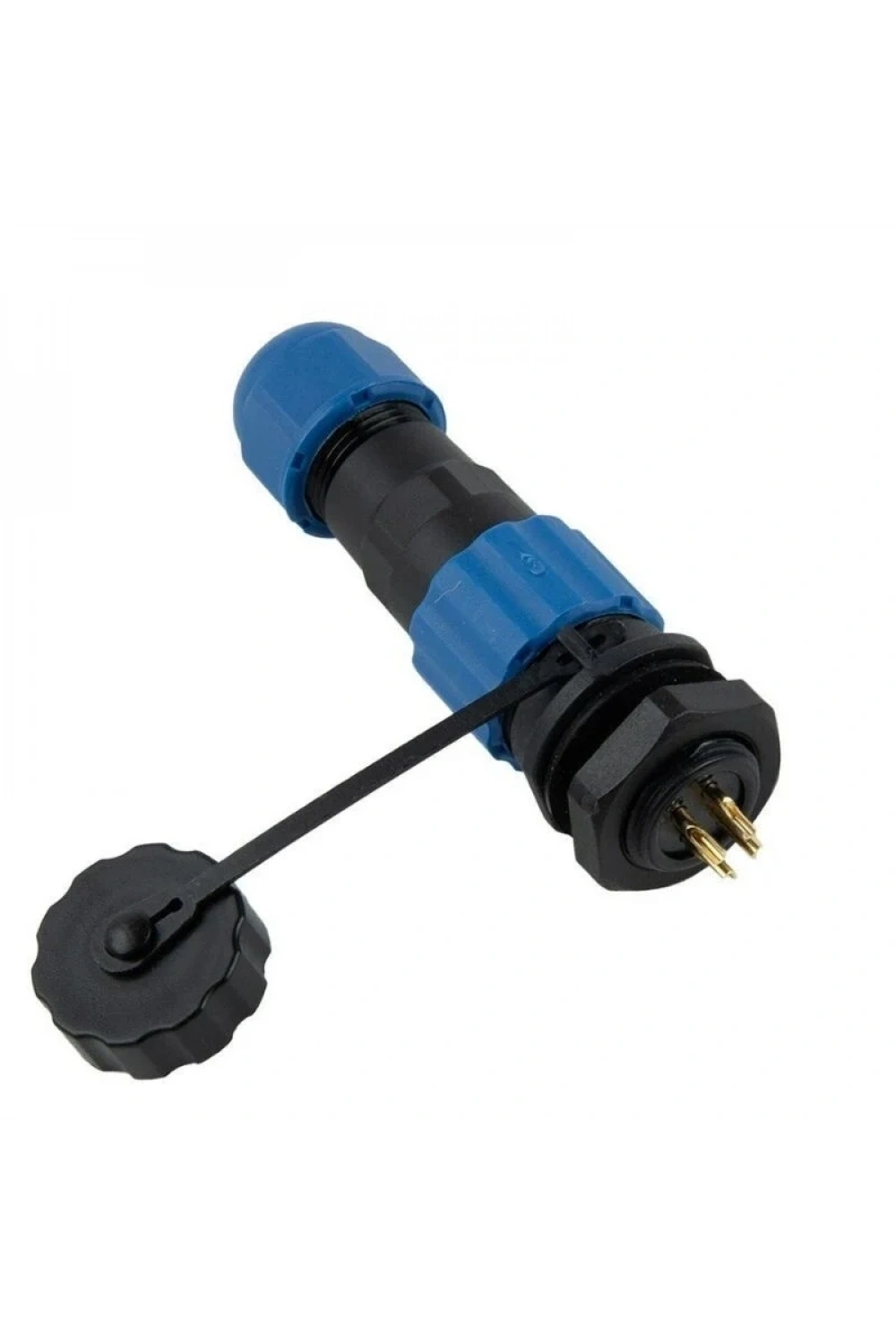 SD13 4 Pin 13mm Su Geçirmez Konnektör Takımı - Panel Tipi
