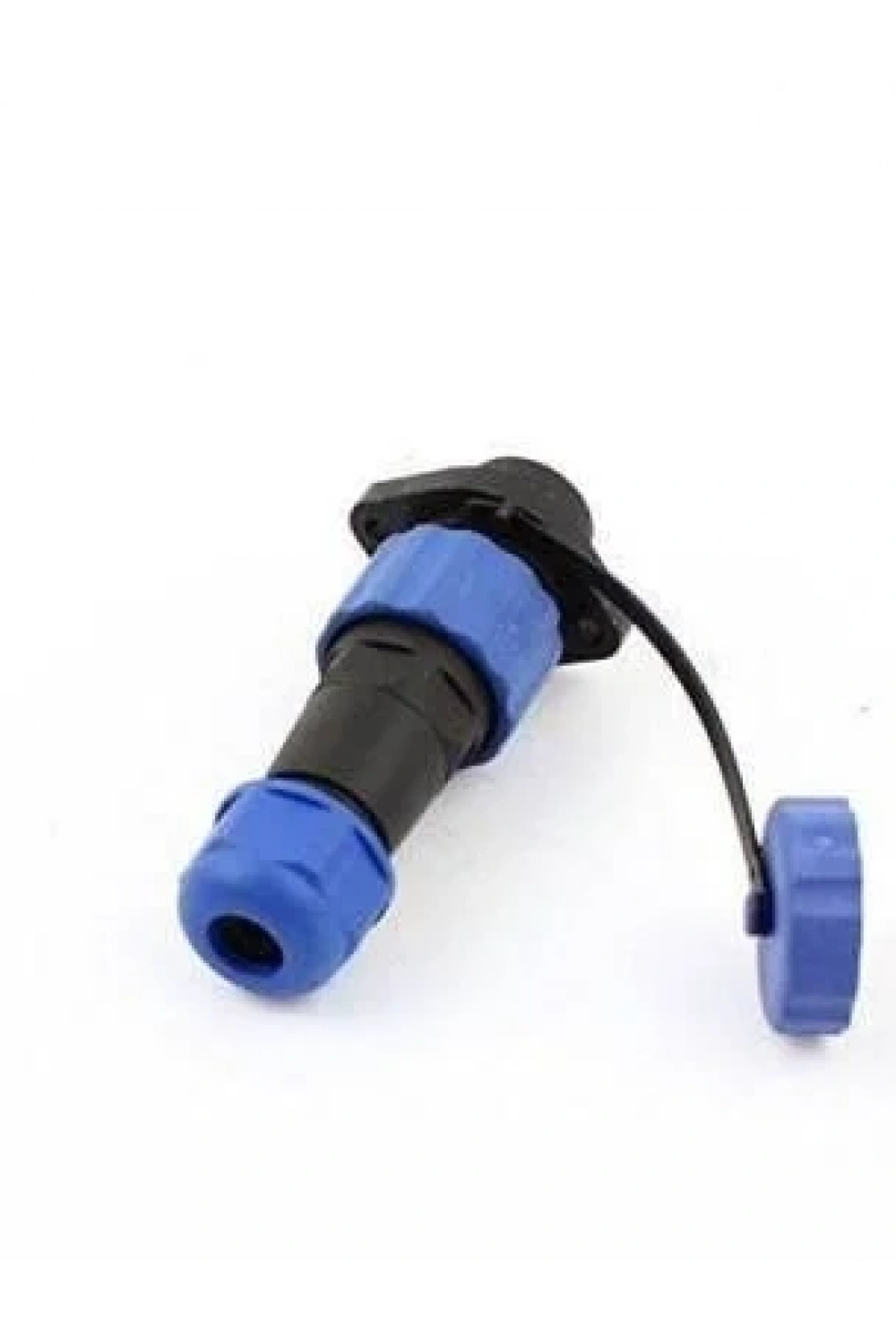 SD16 2 Pin 16mm Su Geçirmez Konnektör Takımı - Flanşlı Panel Tipi