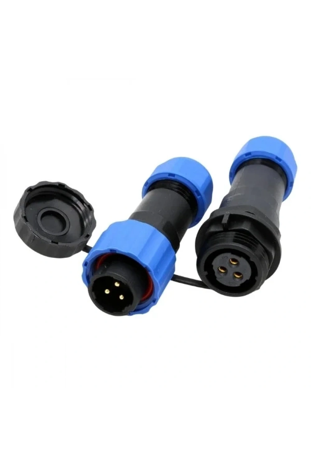 SD16 3 Pin 16mm Su Geçirmez Konnektör Takımı