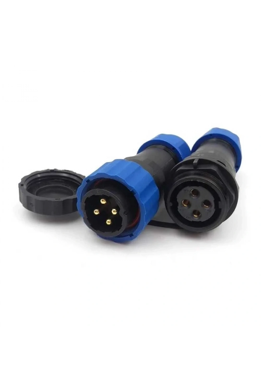 SD20 4 Pin 20mm Su Geçirmez Konnektör Takımı