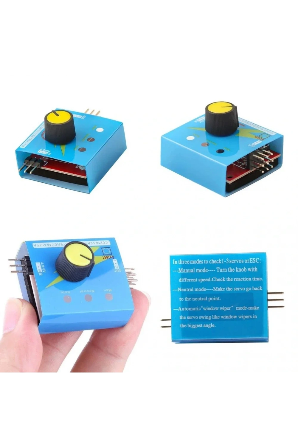 Servo Motor Test Cihazı Servo Tester 3 Kanal ECS