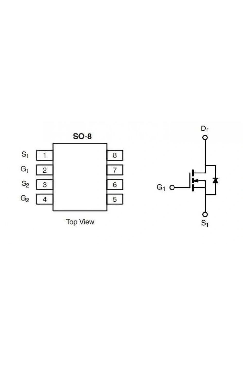 SI4511DY - 20V 7.2 A/6.4 A Mosfet - SO8