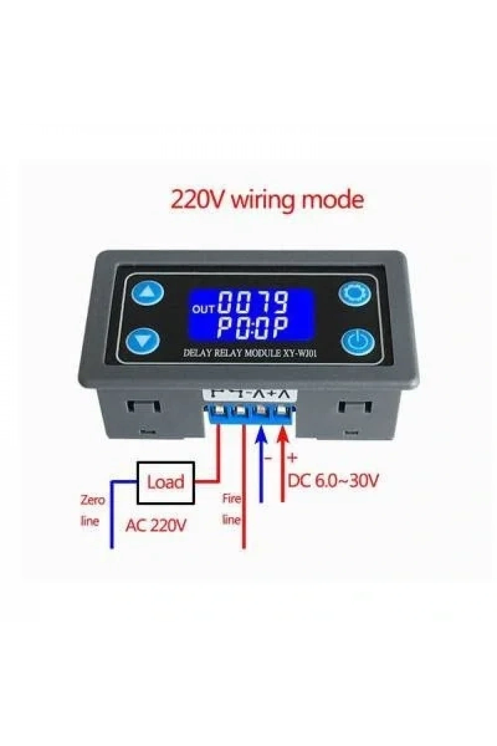 Sıcaklık Kontrol Cihazı - Röle Çıkışlı Dijital Termostat XY-WT01