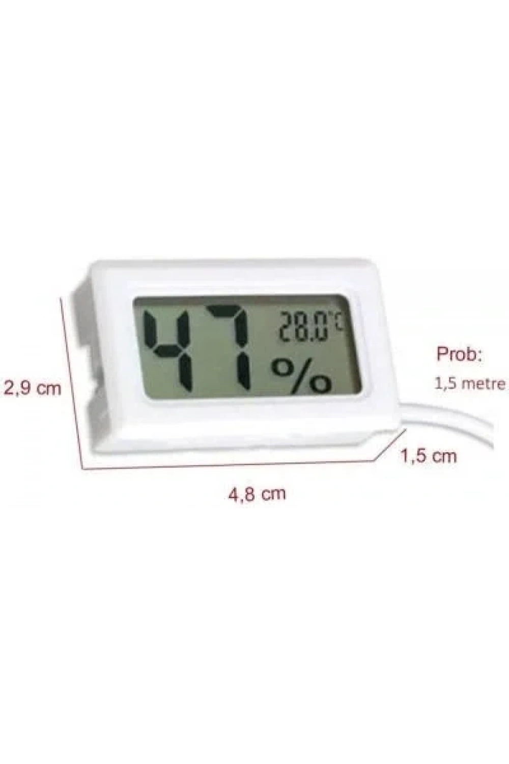 Sıcaklık ve Nem Ölçer - Kuluçka Termometre Higrometre
