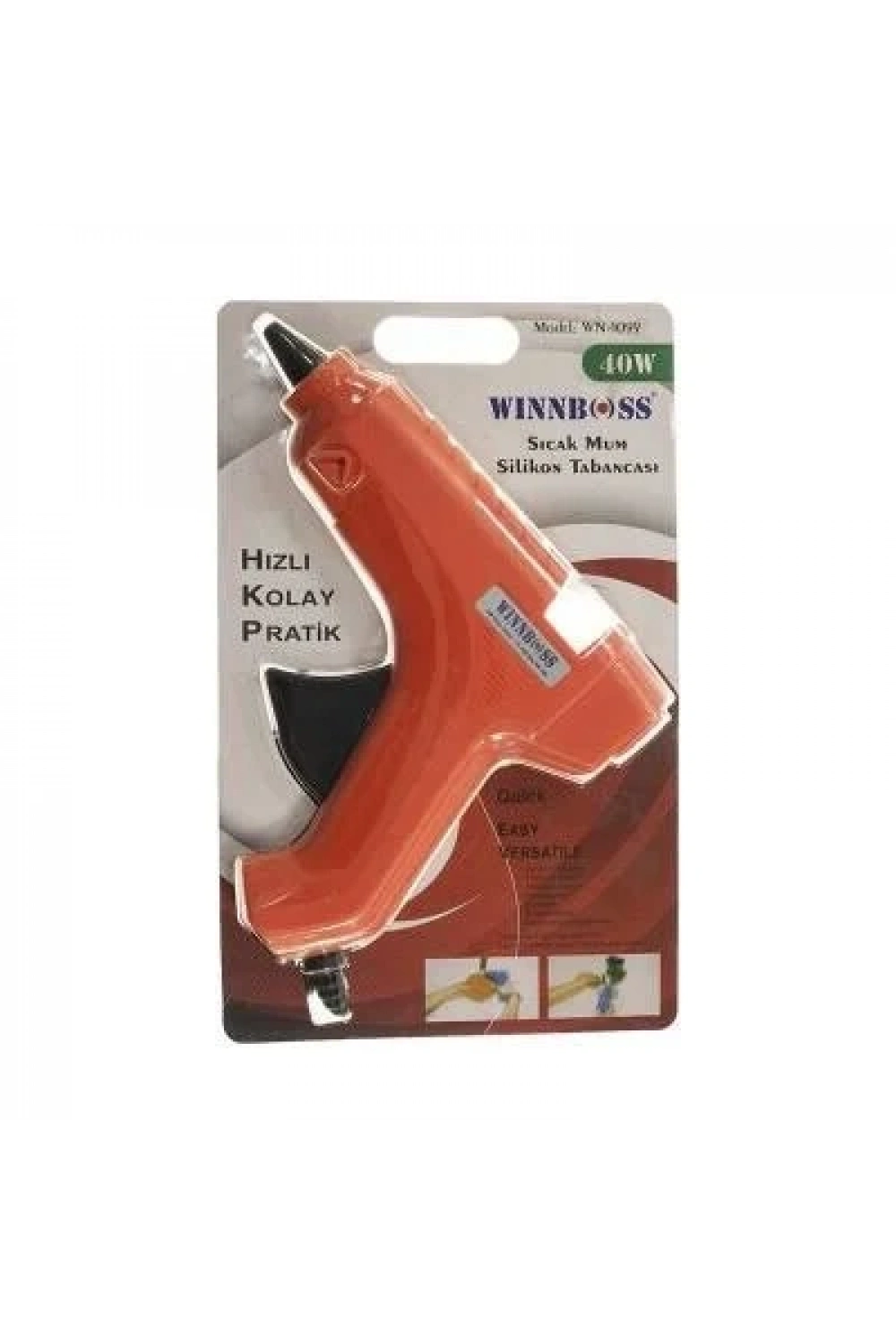 Silikon Tabancası 40W - Turuncu