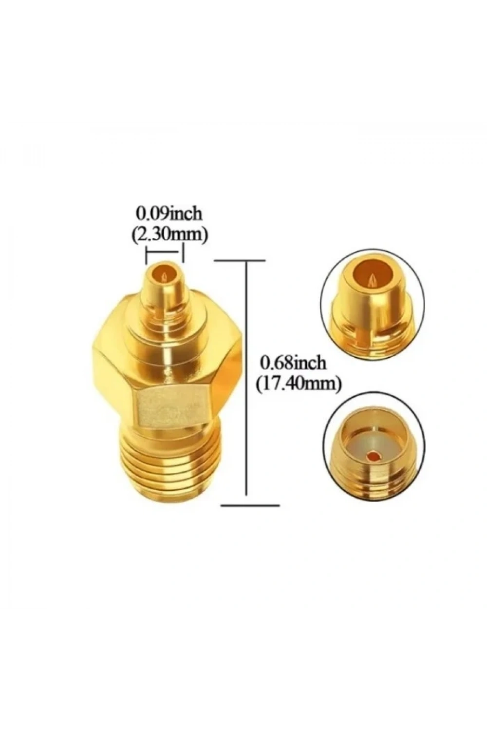 SMA Dişi - MMCX-KJ Erkek Coaxial Konnektör