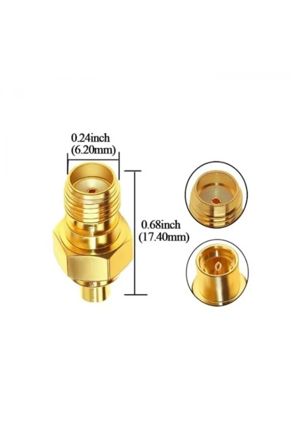 SMA Dişi - MMCX-KK Dişi Coaxial Konnektör