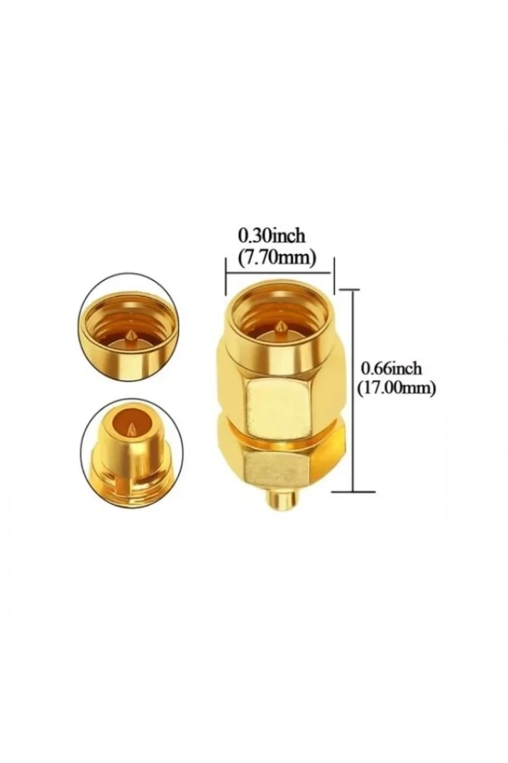 SMA Erkek - MMCX-JJ Erkek Coaxial Konnektör
