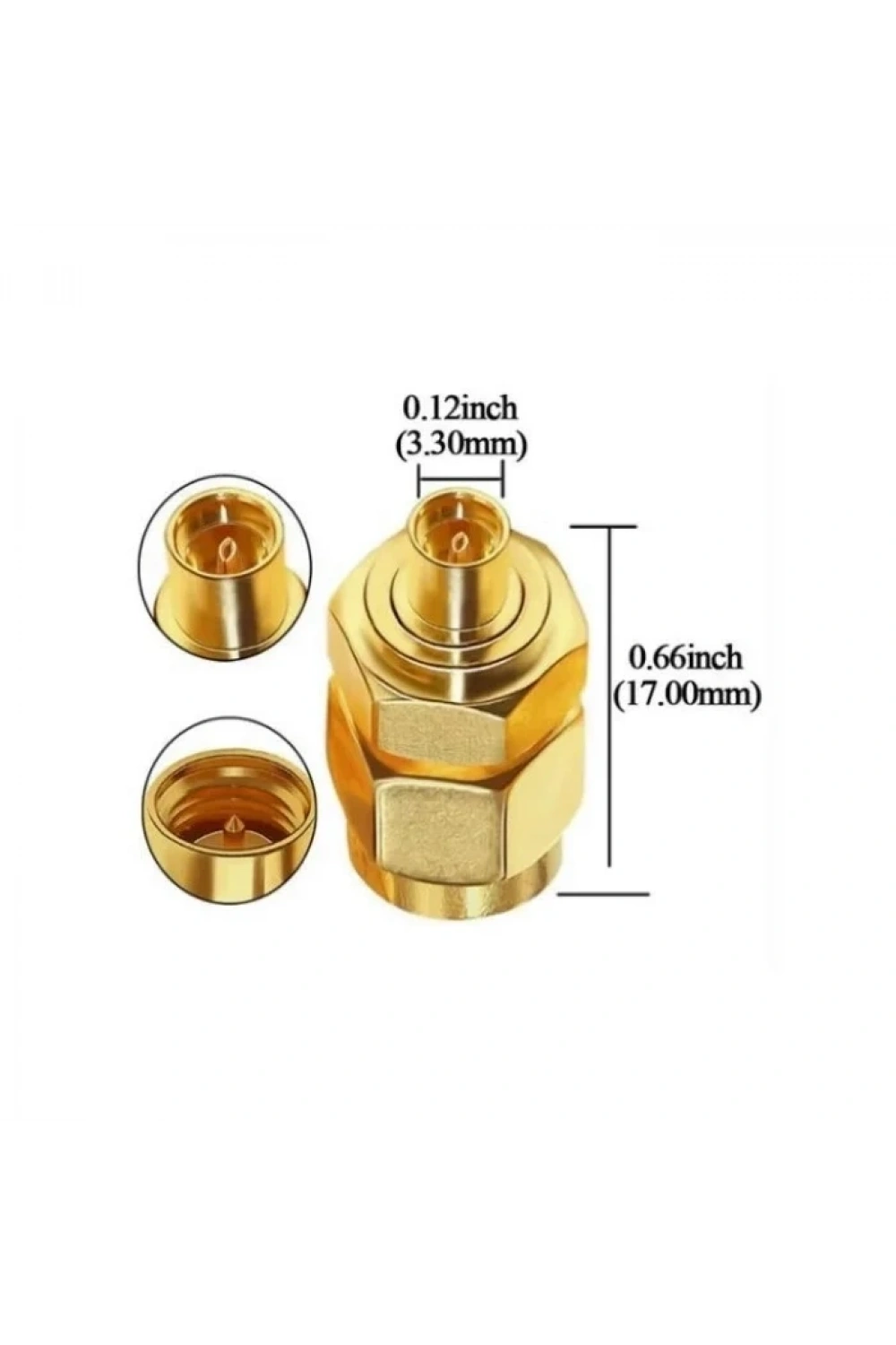 SMA Erkek - MMCX-JK Erkek Coaxial Konnektör
