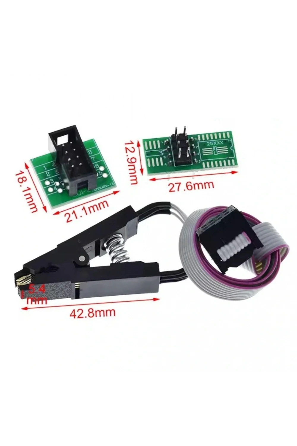 SOIC8 SOP8 Test Klipsi EEPROM 93CXX/25CXX/24CXX CH341