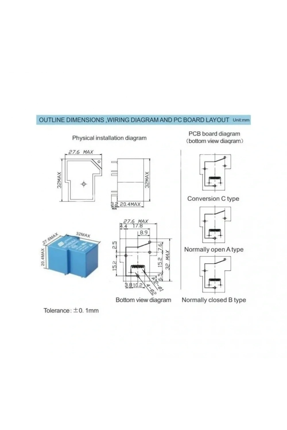 Songle 24V 30A 5 Pin Röle SLA-24VDC-SL-A ( T90 Relay )