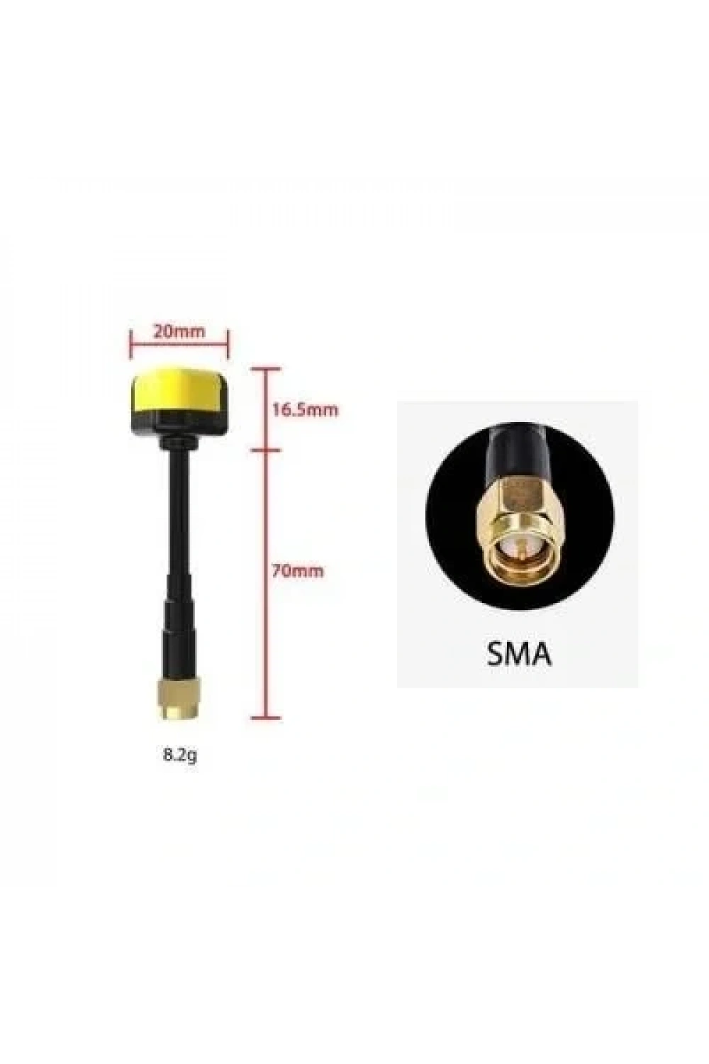 SpeedyBee 5.8 GHz 2.8 dBi SMA Anten