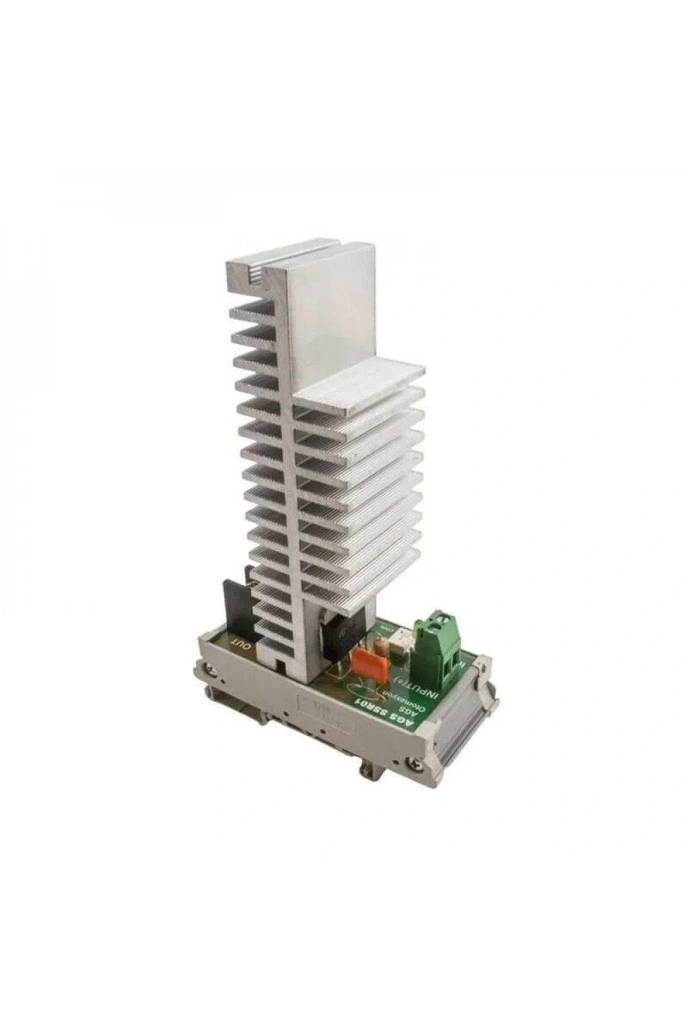 SSR-01 20A Tek Kanal SSR Röle Modülü - Ray Montajlı