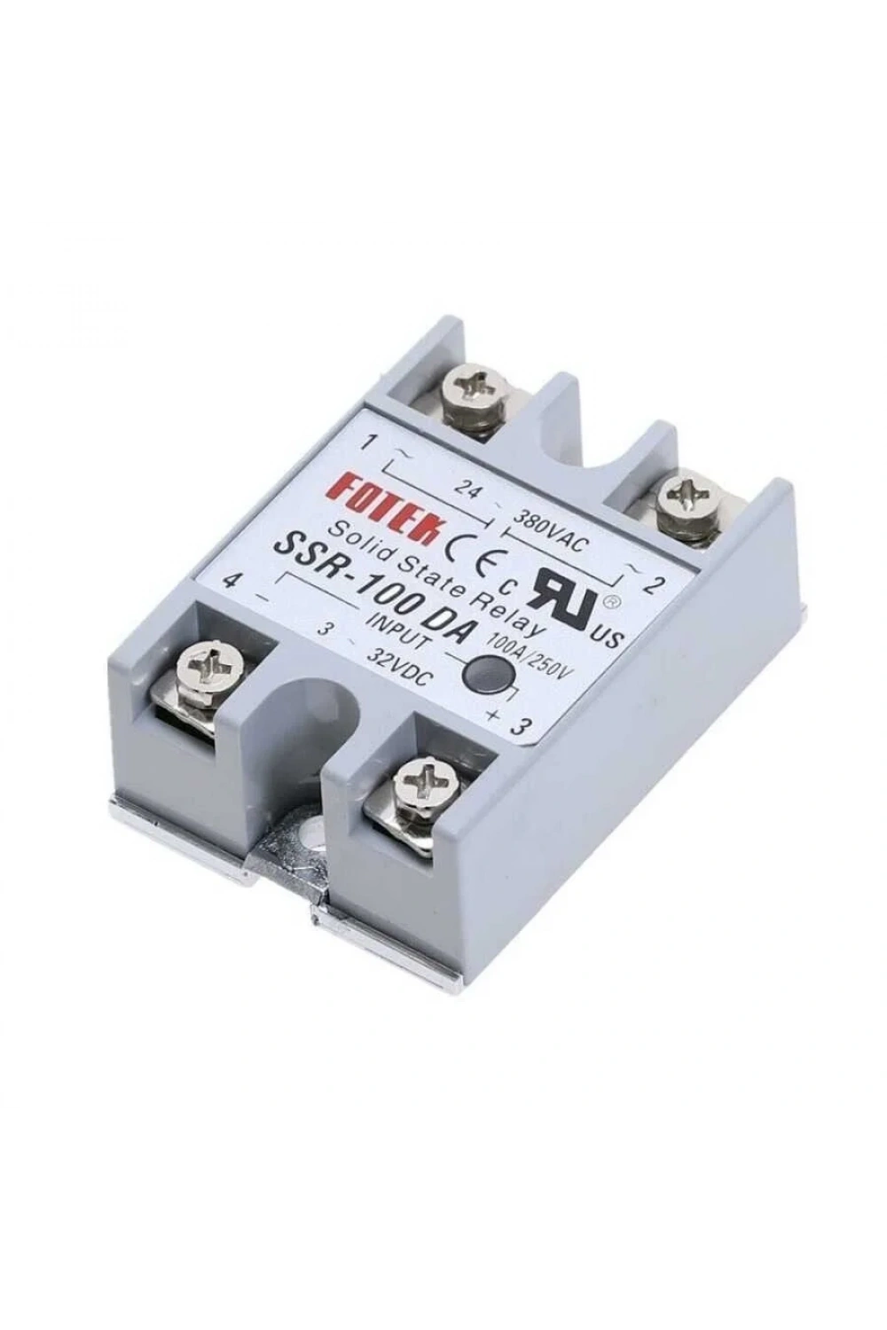 SSR-100DA Solid State Röle 100A - 3-32VDC Giriş 24-380VAC Çıkış