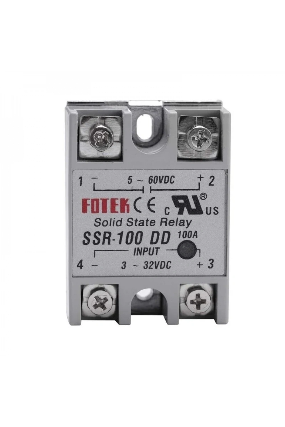 SSR-100DD Solid State Röle 100A - 3-32VDC Giriş 5-60VDC Çıkış