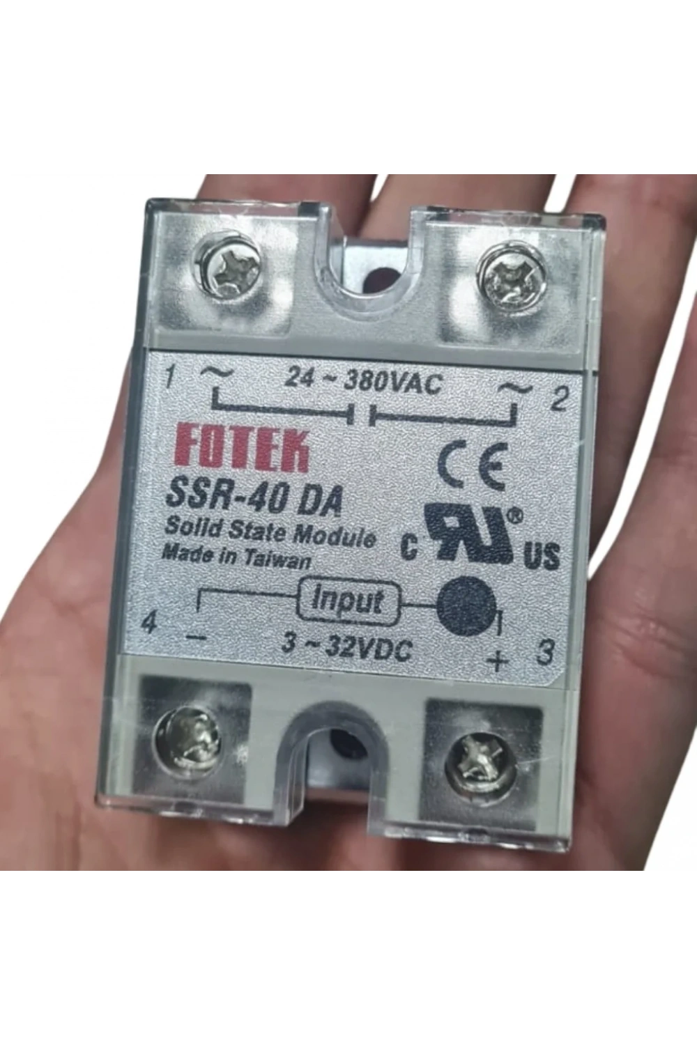 SSR-40DA SSR Solid State Röle 40A (Katı Hal Rölesi)