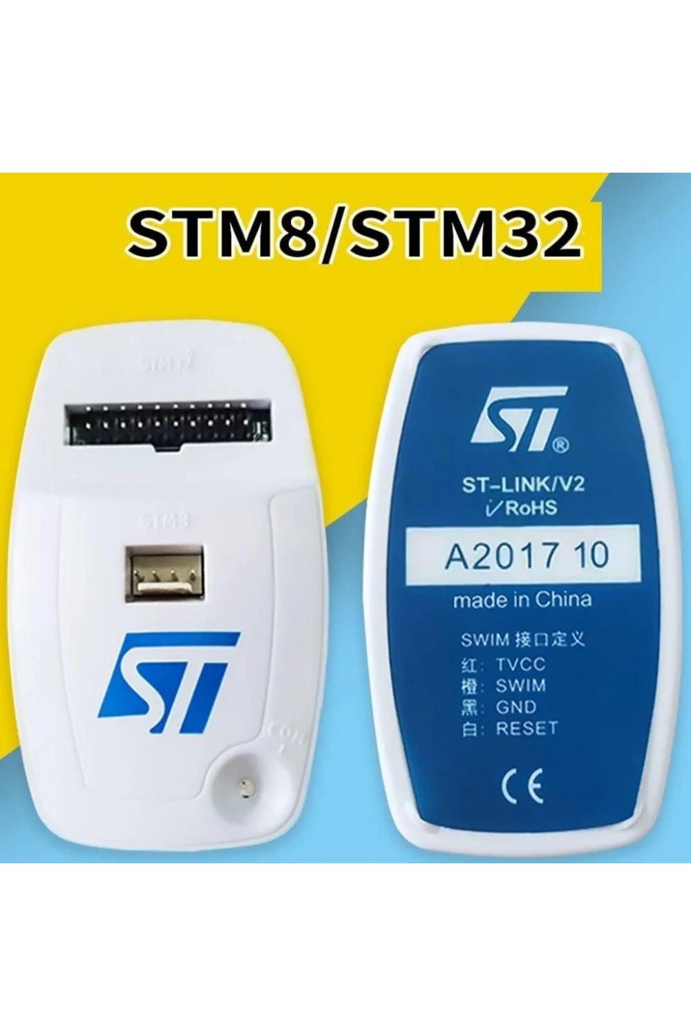 ST-LINK V2 STM8 STM32 Programlayıcı Debugger