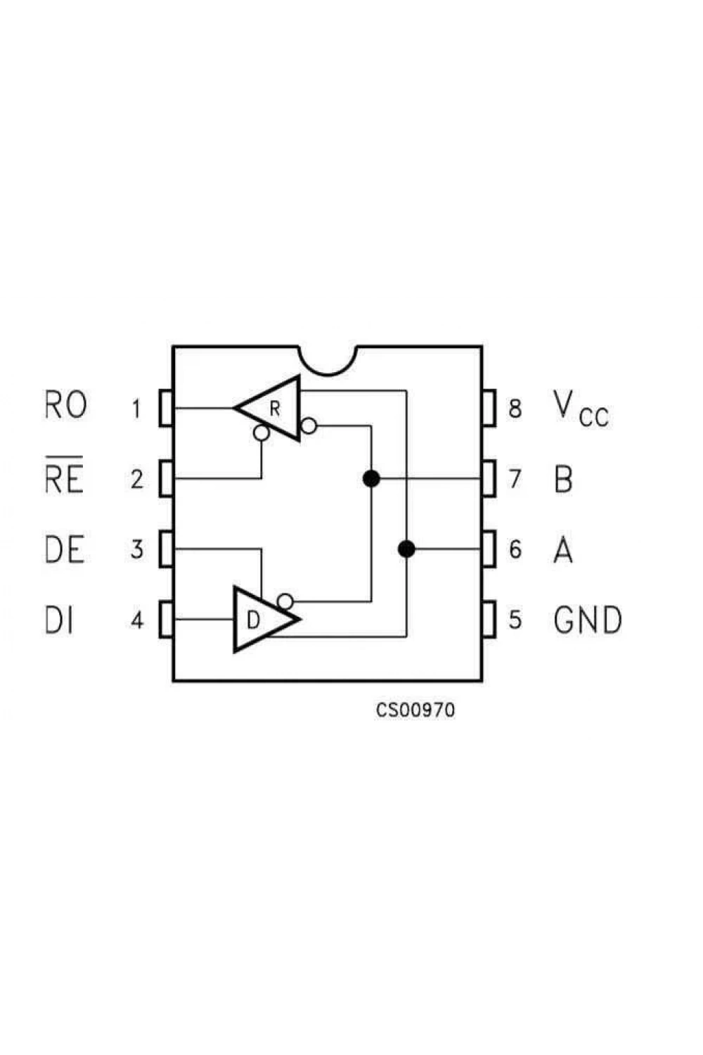 ST485C SMD SO8 Entegre