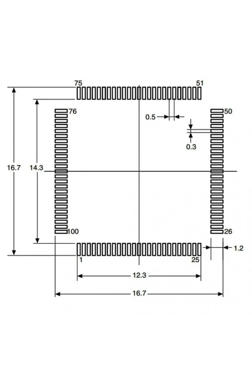 STM32F103VET6 Smd 32-Bit 72MHz LQFP-100 Mikrodenetleyici