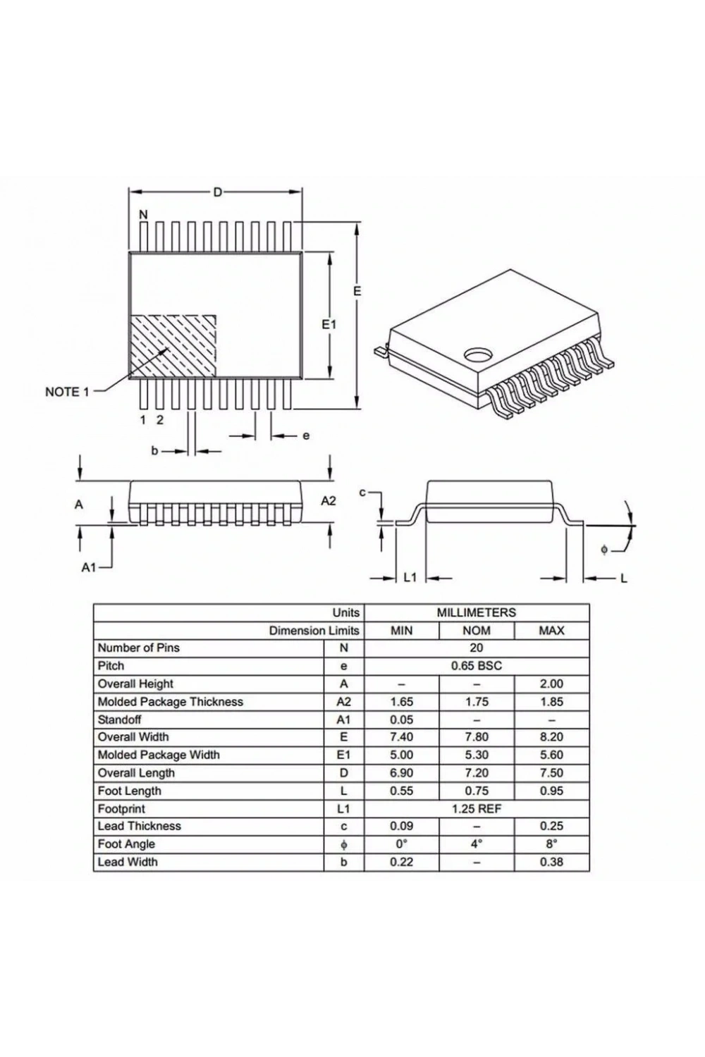 STM32L031F4P6 Smd 32MHz 32-Bit Mikrodenetleyici Tssop20