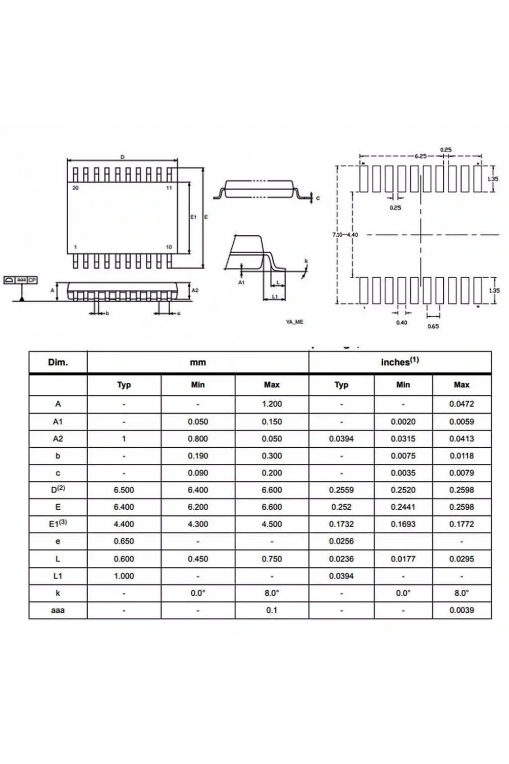 STM8L051F3P6 8-Bit 16MHz Mikrodenetleyici Tssop20