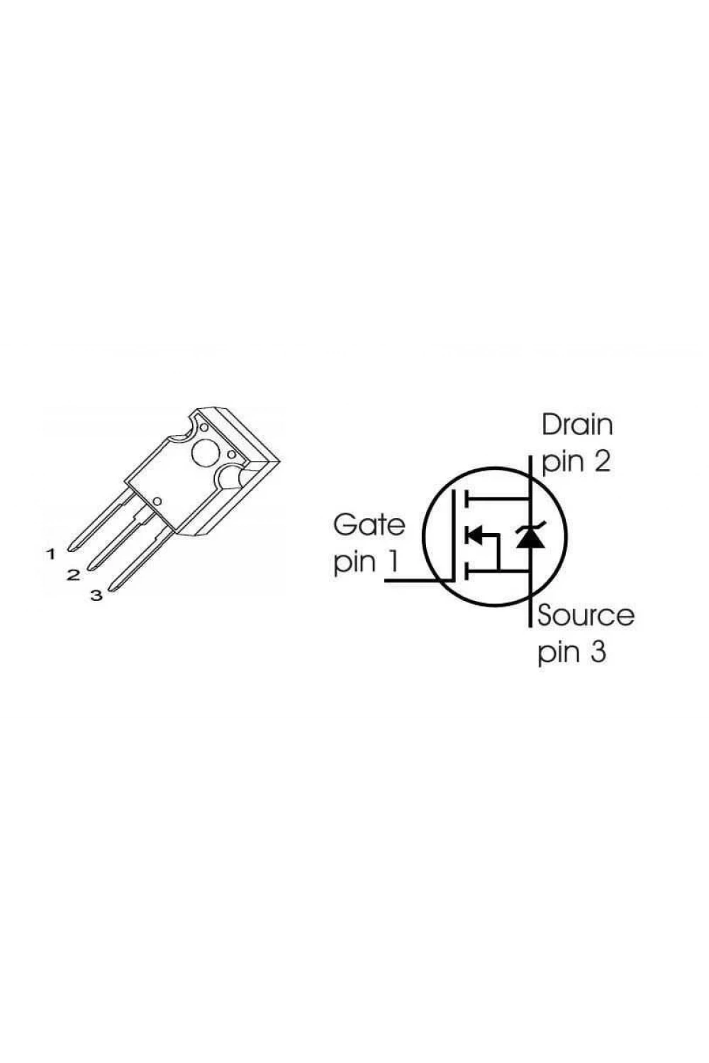 STW45NM60 - 600V 45A Mosfet - TO247