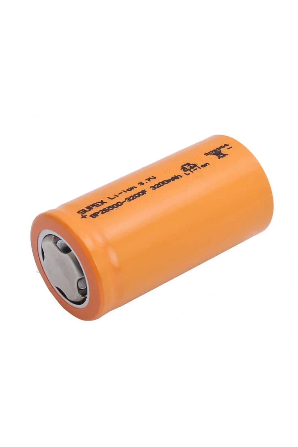 Supex 26500 3.7V 3200mAh Li-ion Pil (Başsız)