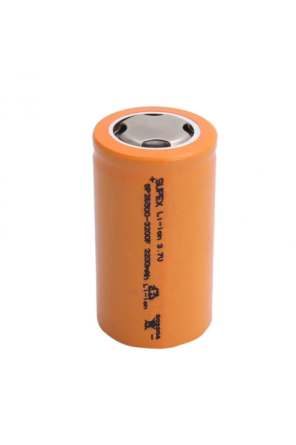Supex 26500 3.7V 3200mAh Li-ion Pil (Başsız)