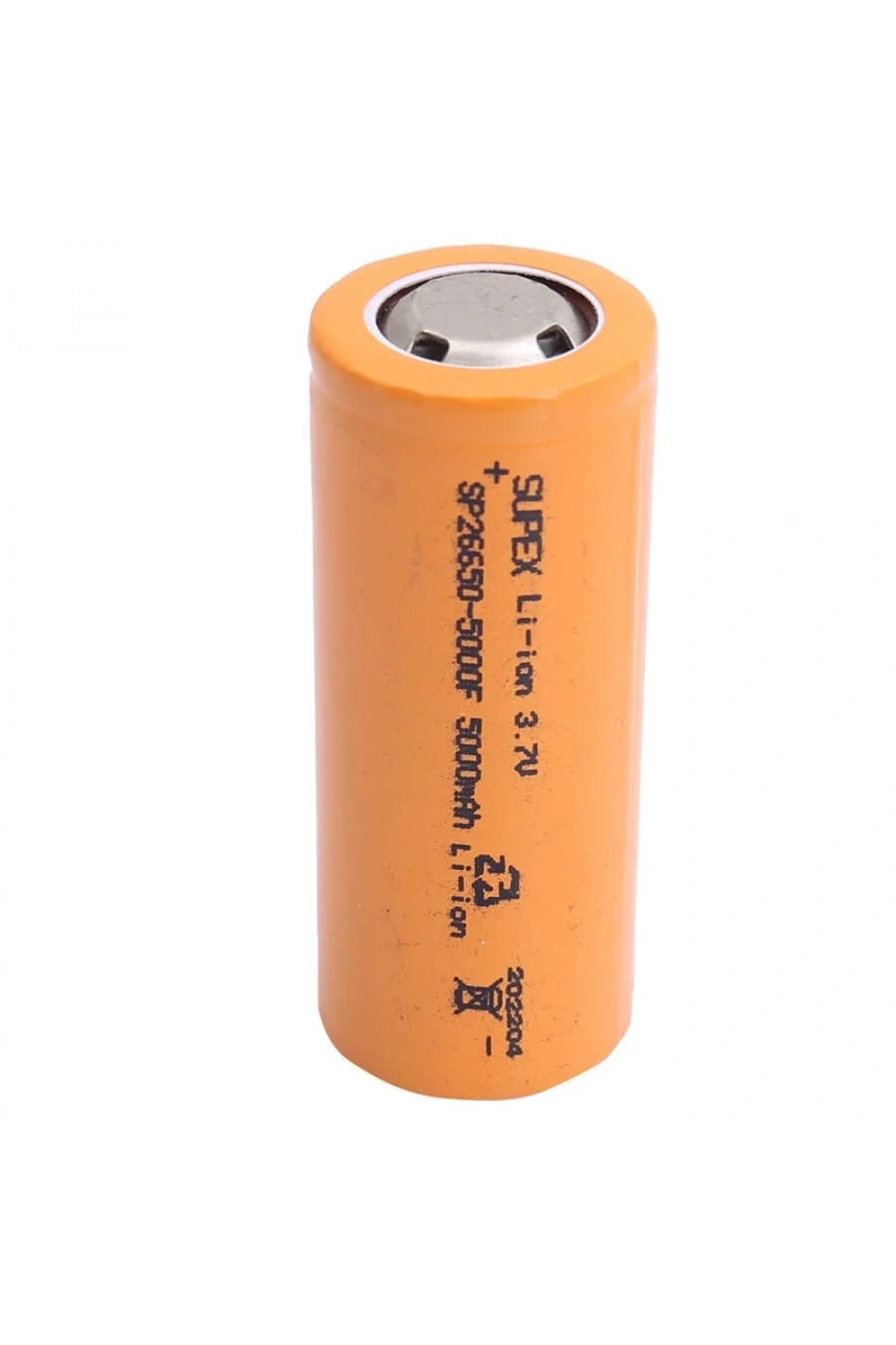 Supex 26650 3.7V 5000mAh Li-ion Pil (Başsız)