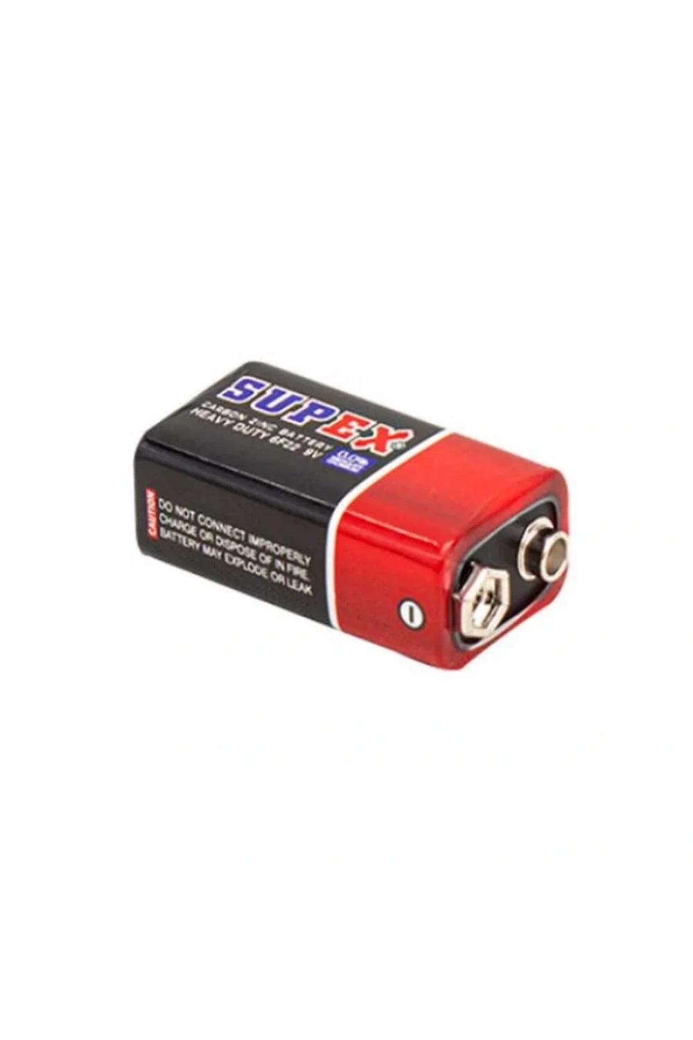 Supex 6F22 9V Çinko Karbon Pil