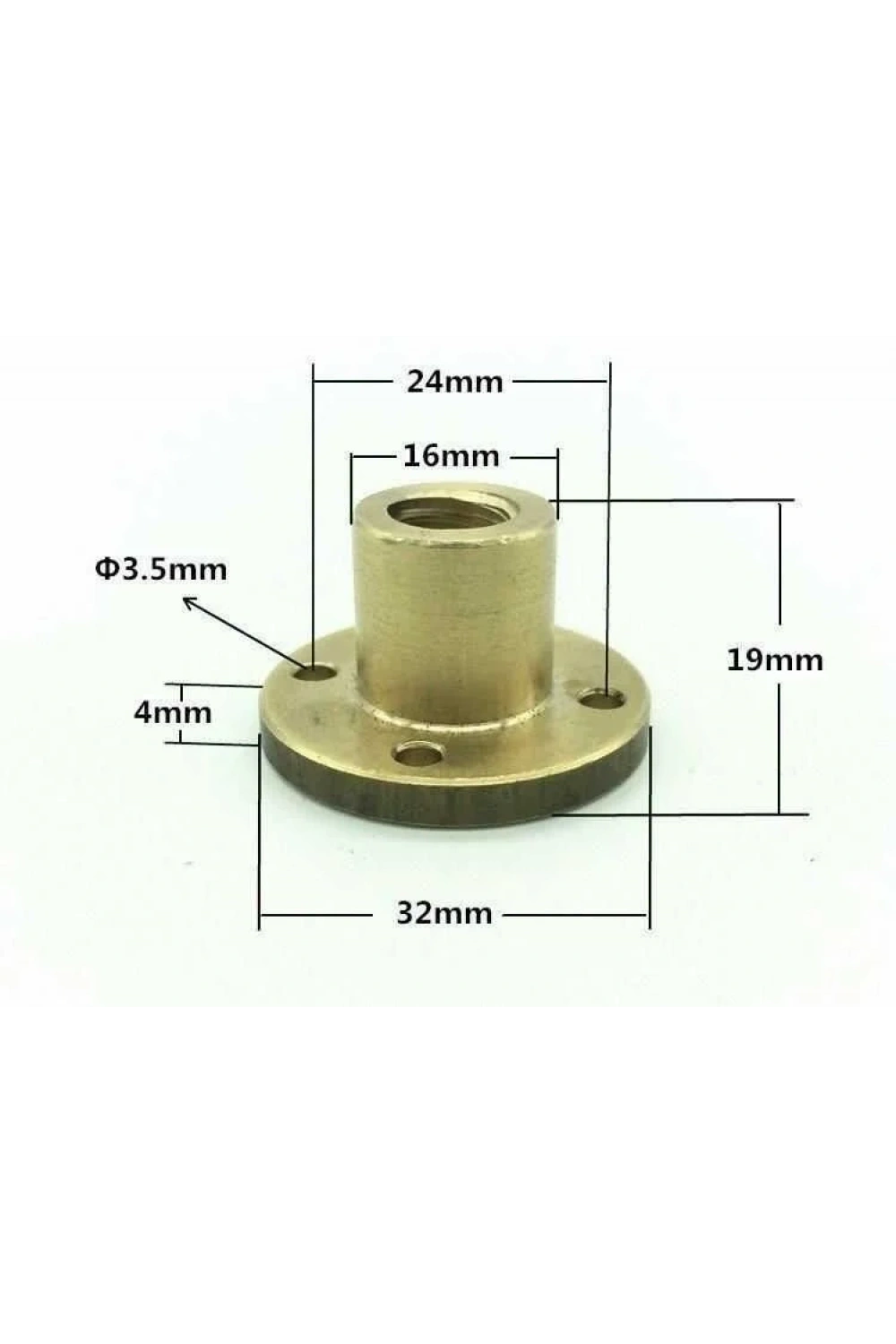 T10 Trapez Somun - Tek Başlangıçlı 10mm